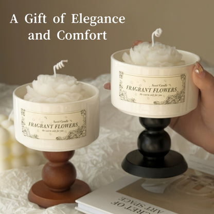 Luxurious Soy Wax Aromatherapy Candle - 5.3oz Camellia & Gardenia Scent