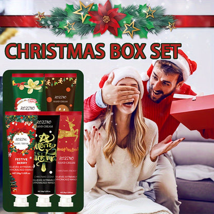 5pcs Rich & Nourishing Christmas Hand Cream Gift Set