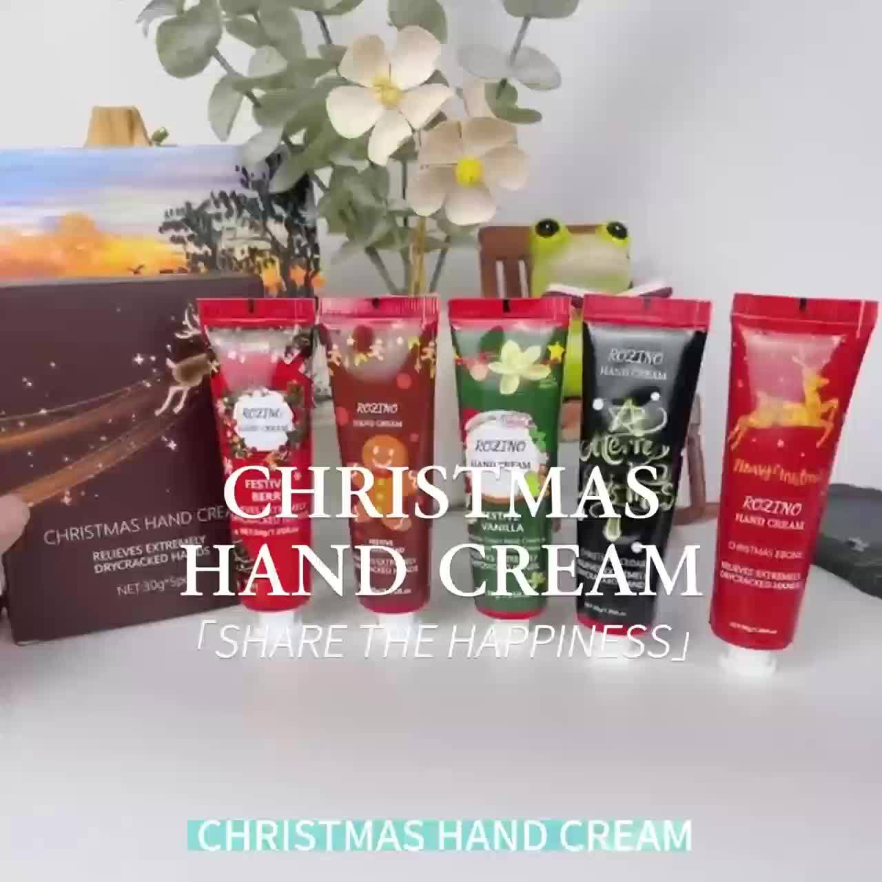 5pcs Rich & Nourishing Christmas Hand Cream Gift Set