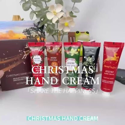 5pcs Rich & Nourishing Christmas Hand Cream Gift Set